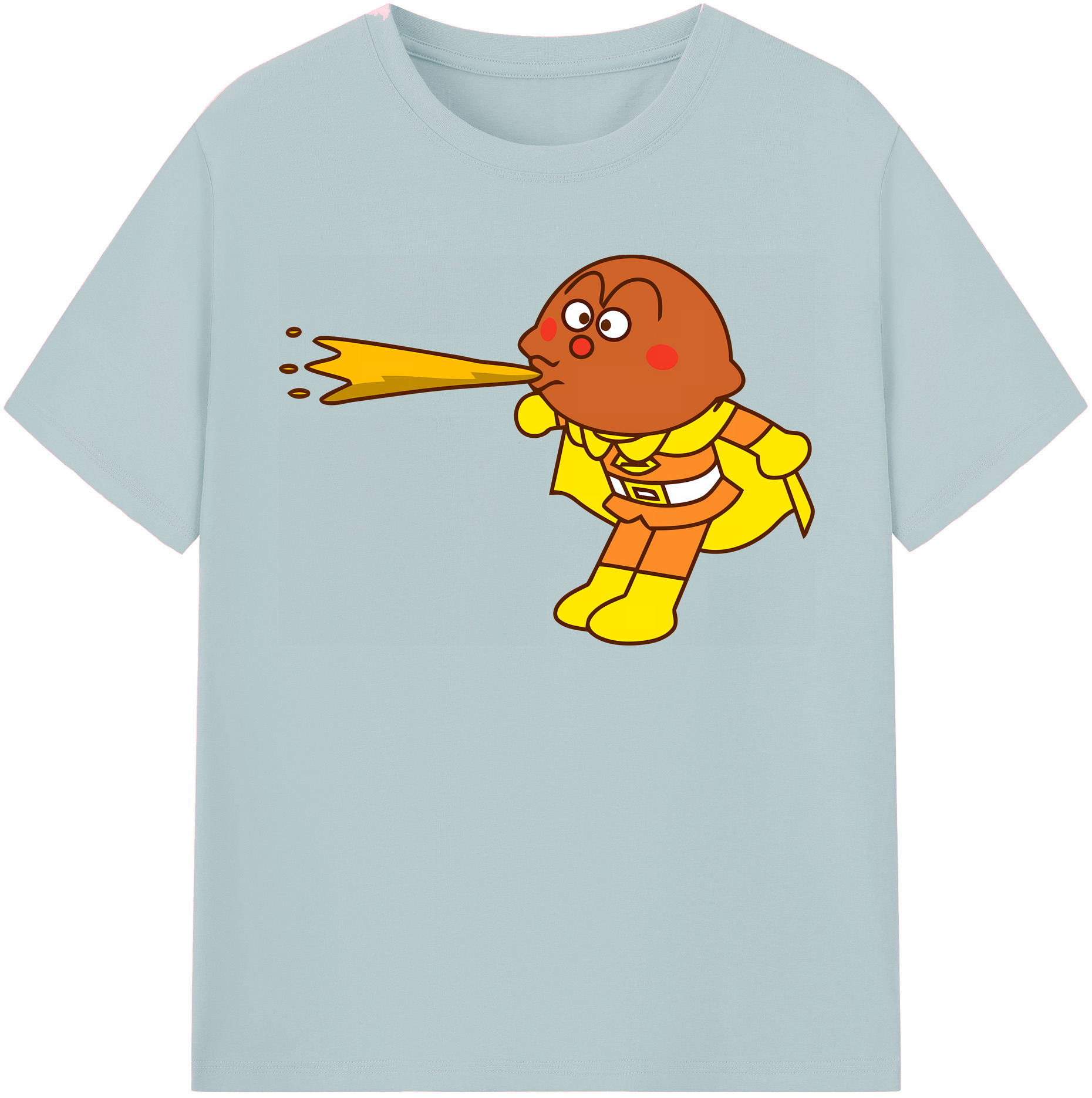 （画像用） アンパンマン Anpanman 綿100％半袖Tシャツ（フロントプリント）